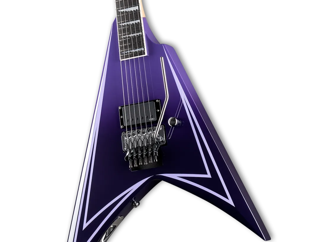 ESP EALEXISAWTOOTH Electric Guitar (Purple Fade Finish)