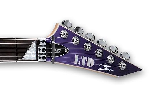 ESP EALEXISAWTOOTH Electric Guitar (Purple Fade Finish)