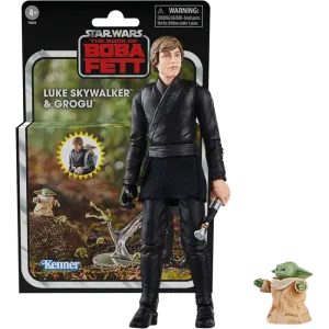 Star Wars The Vintage Collection The Book of Boba Fett - Luke Skywalker & Grogu 2-Pack Action Figure