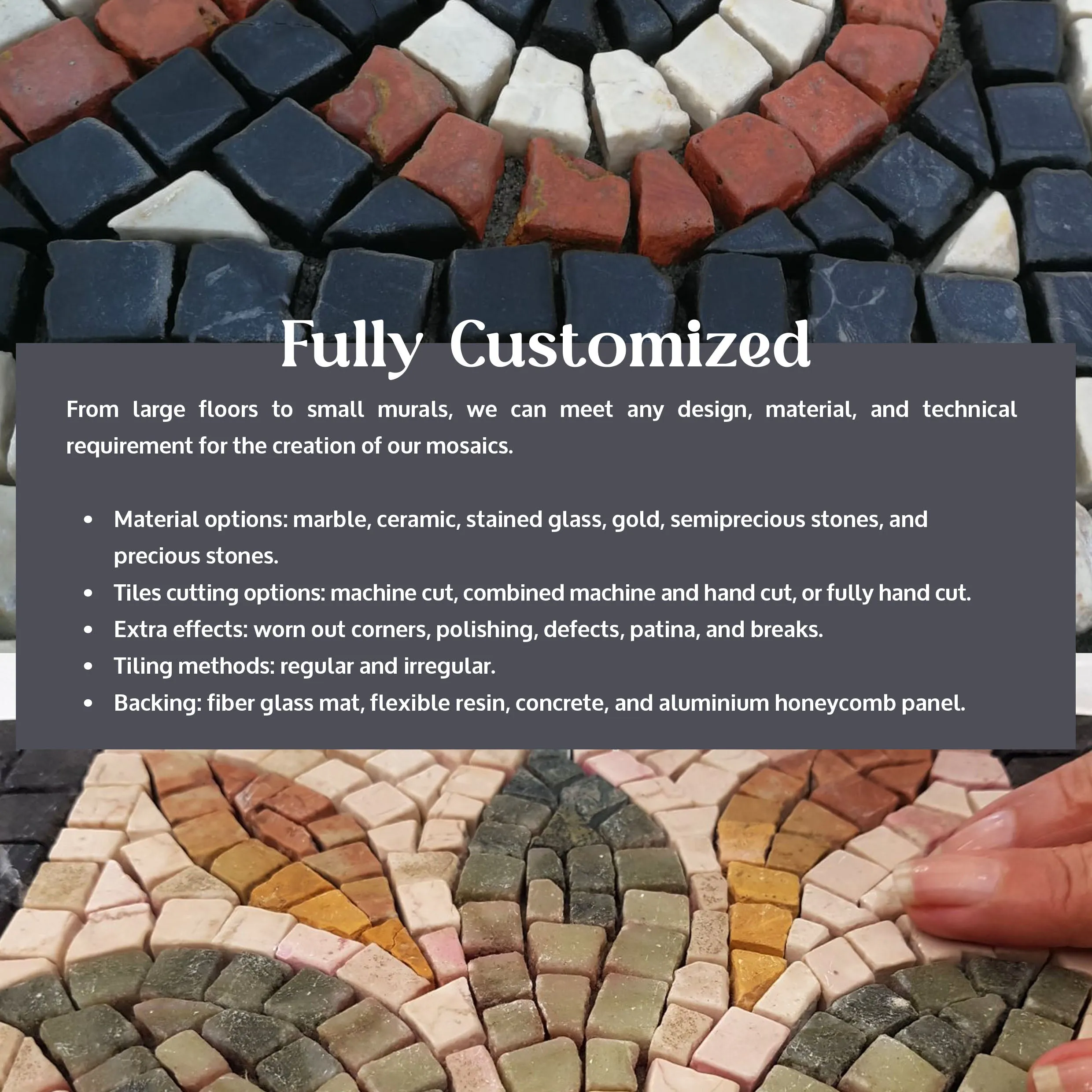 The Creation of Adam Mosaic (Fragment)