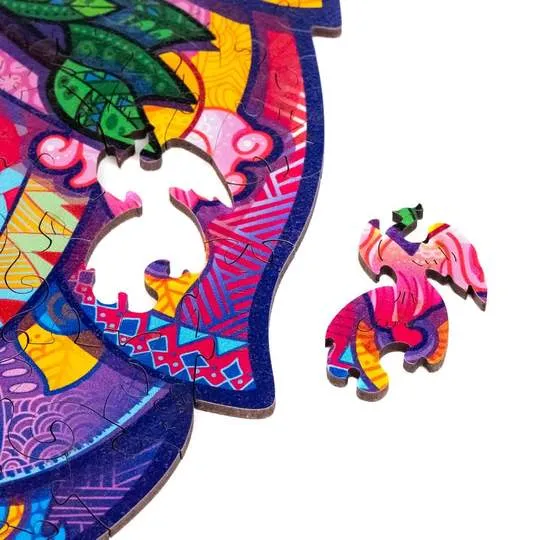 Unidragon Wooden Puzzle: Fairy Bird