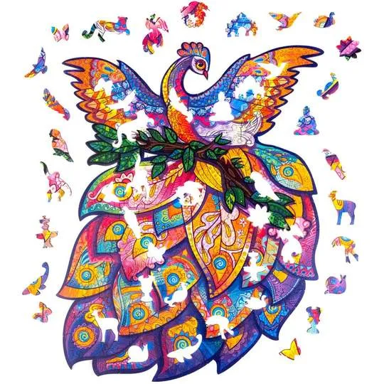 Unidragon Wooden Puzzle: Fairy Bird