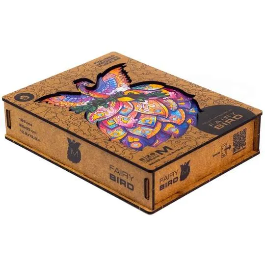 Unidragon Wooden Puzzle: Fairy Bird